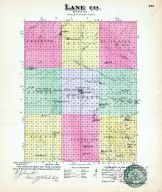 Lane County, Kansas State Atlas 1887
